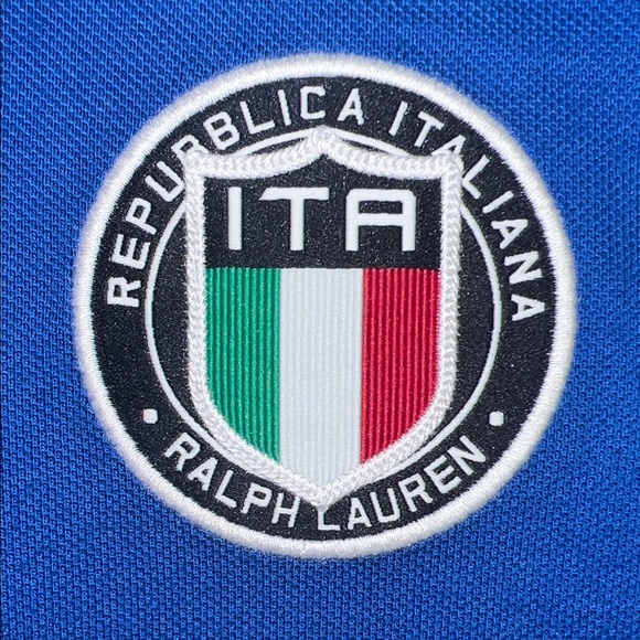 Polo by Ralph Lauren Italia Blue Polo Shirt - Picture 3 of 5